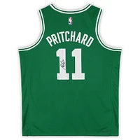 Maillot Swingman Nike Icon Edition dédicacé par Payton Pritchard des Boston Celtics par Kelly Green
