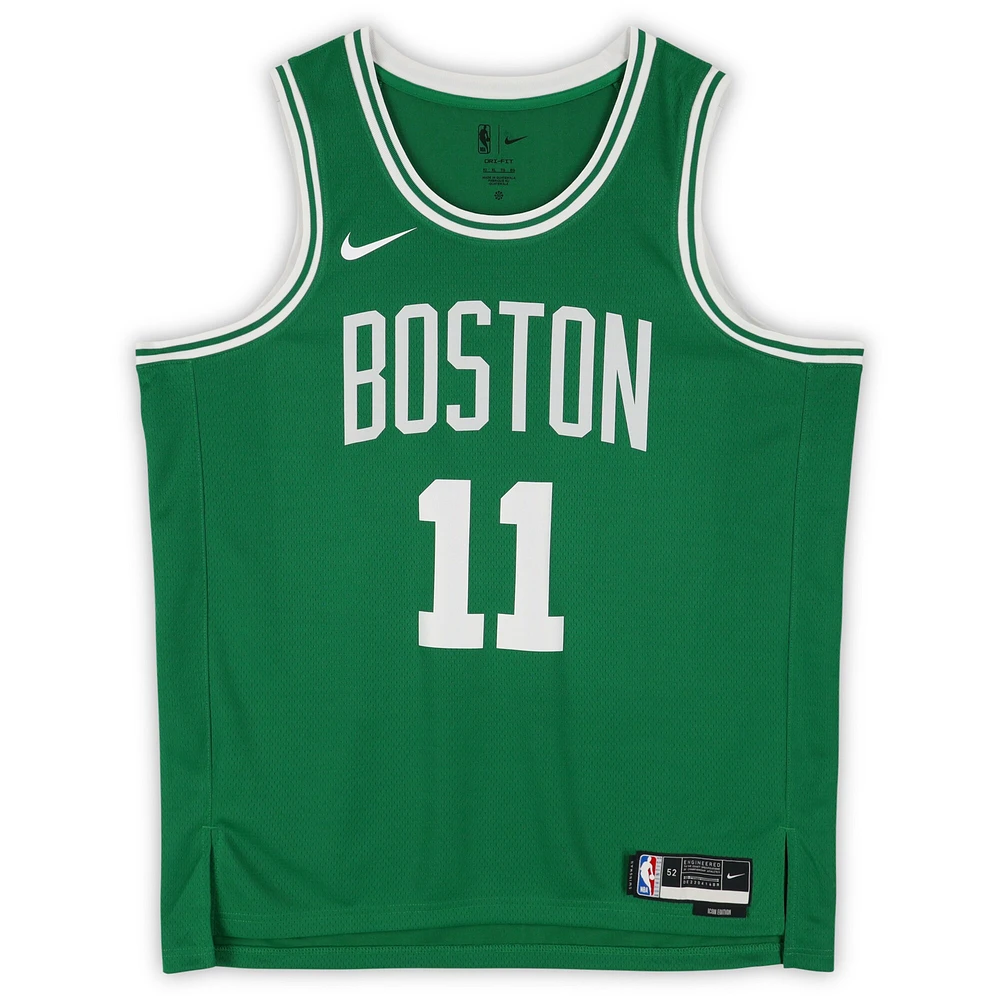 Maillot Swingman Nike Icon Edition dédicacé par Payton Pritchard des Boston Celtics par Kelly Green
