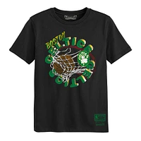 Preschool Mitchell & Ness Black Boston Celtics The Net T-Shirt
