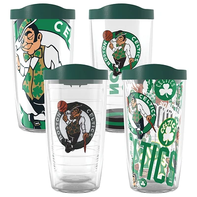 Tervis Boston Celtics Four-Pack 16oz. Classic Tumbler Set