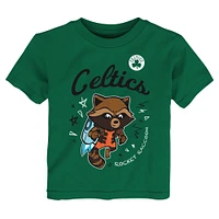 Toddler Heather Gray Boston Celtics Two-Piece Guardians Of The Galaxy T-Shirt Set