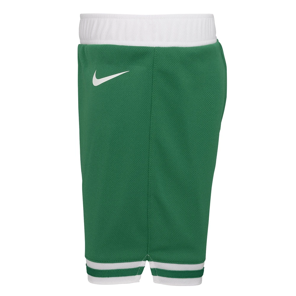 Toddler Nike Kelly Green Boston Celtics Icon Replica Shorts