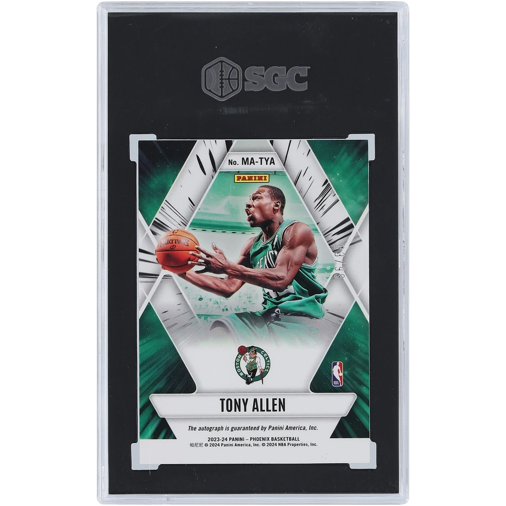 Tony Allen Boston Celtics Autographed 2023-24 Panini Phoenix Mythical #MA-TYA #93/99 SGC Authenticated 9/10 Card