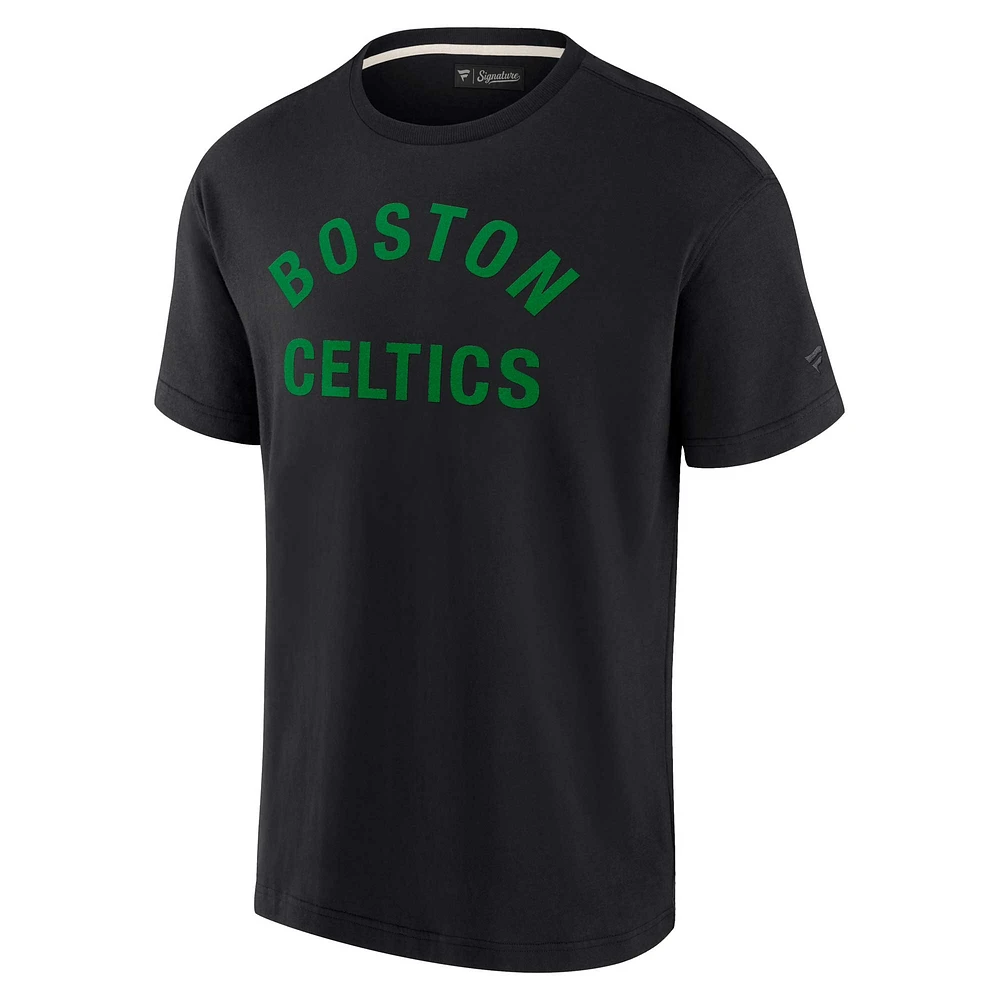 Unisex Fanatics Black Boston Celtics Elements Super Soft Short Sleeve T-Shirt