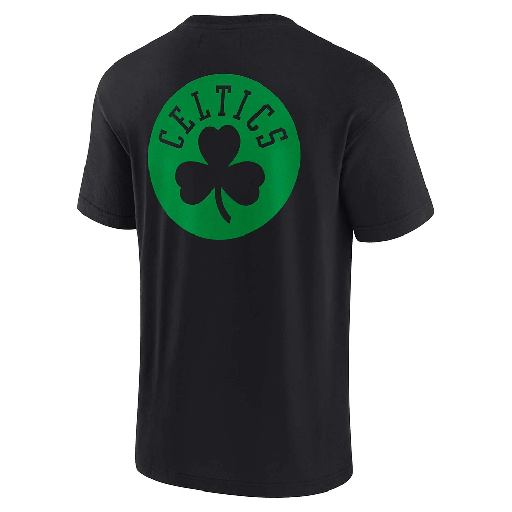 Unisex Fanatics Black Boston Celtics Elements Super Soft Short Sleeve T-Shirt