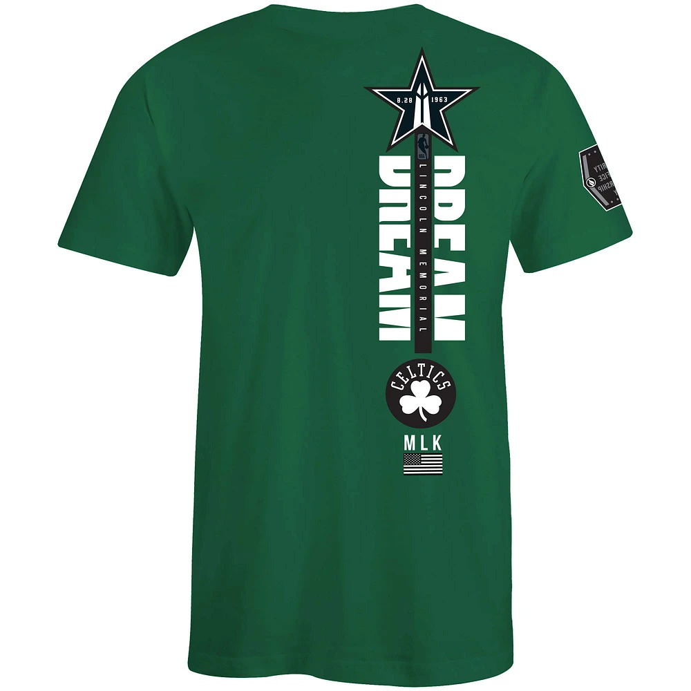 T-shirt unisexe FISLL x Black History Collection vert Boston Celtics