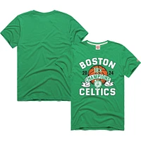 Unisex Homage Heather Kelly Green Boston Celtics 18-Time NBA Finals Champions Tri-Blend T-Shirt