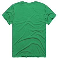 Hommage unisexe Heather Kelly Green Boston Celtics 18 fois champions de la finale NBA T-shirt triple mélange