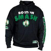 Unisex Hyperfly  Black Boston Celtics NBA x My Hero Academia All Might Smash Pullover Hoodie