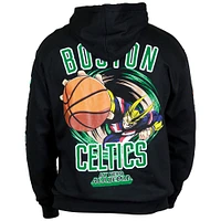 Unisex Hyperfly  Black Boston Celtics NBA x My Hero Academia All Might Smash Pullover Hoodie