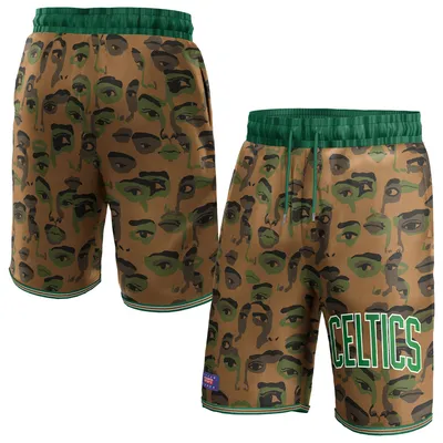 Boston Celtics NBA & KidSuper Studios by Fanatics Unisex Hometown Shorts - Brown