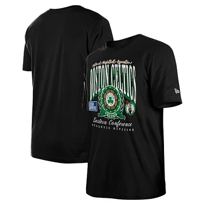 Unisex New Era  Black Boston Celtics Oversized Essentials Boxy T-Shirt