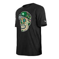 T-shirt unisexe New Era noir Boston Celtics Sugar Skull