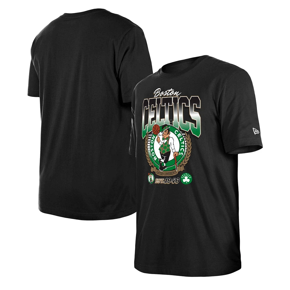 T-shirt unisexe New Era noir Boston Celtics Summer Classics