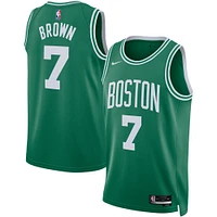 Maillot Nike Jaylen Brown Kelly Green Boston Celtics Swingman unisexe - Édition Icon