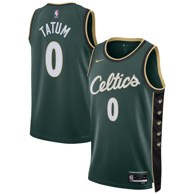 Youth Boston Celtics Jayson Tatum Nike Kelly Green 2021/22 Swingman Jersey  - City Edition