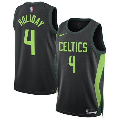 Maillot de joueur unisexe Nike Jrue Holiday Black Boston Celtics 2024/25 Swingman - Édition City