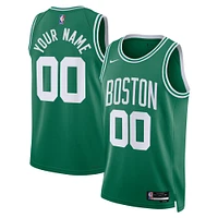 Maillot Swingman personnalisé Nike vert Boston Celtics pour homme - Édition City