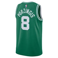 Maillot unisexe Nike Kristaps Porzingis Kelly vert Boston Celtics Swingman - Icon Edition