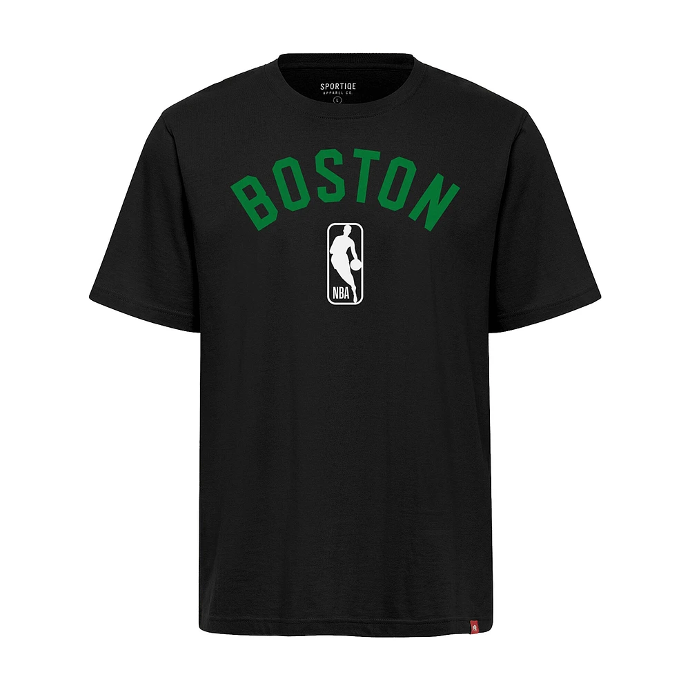 Unisex Sportiqe  Black Boston Celtics Duke Premium T-Shirt