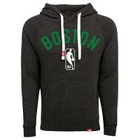 Unisex Sportiqe Black Boston Celtics Olsen Tri-Blend Pullover Hoodie