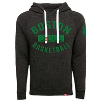 Sweat à capuche unisexe Sportiqe noir Boston Celtics Olsen Tri-Blend