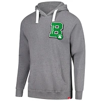 Unisex Sportiqe Heather Gray Boston Celtics Varsity Collection Blake Pullover Hoodie