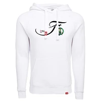 Unisex Sportiqe White Boston Celtics 2024 NBA Finals Olsen Tri-Blend Pullover Hoodie