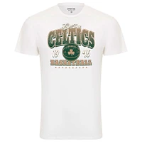 Unisex Sportiqe White Boston Celtics Bingham Super Soft T-Shirt