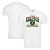 Unisex Sportiqe White Boston Celtics Bingham Super Soft T-Shirt