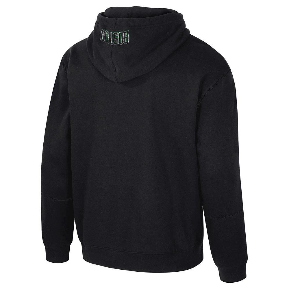 Unisex Stadium Essentials Black Boston Celtics Elementized Pullover Hoodie