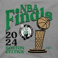 T-shirt unisexe Stadium Essentials gris chiné Boston Celtics 2024 NBA Finals Revolution