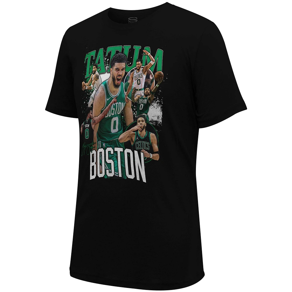 Unisex Stadium Essentials Jayson Tatum Black Boston Celtics Player Crossroads T-Shirt