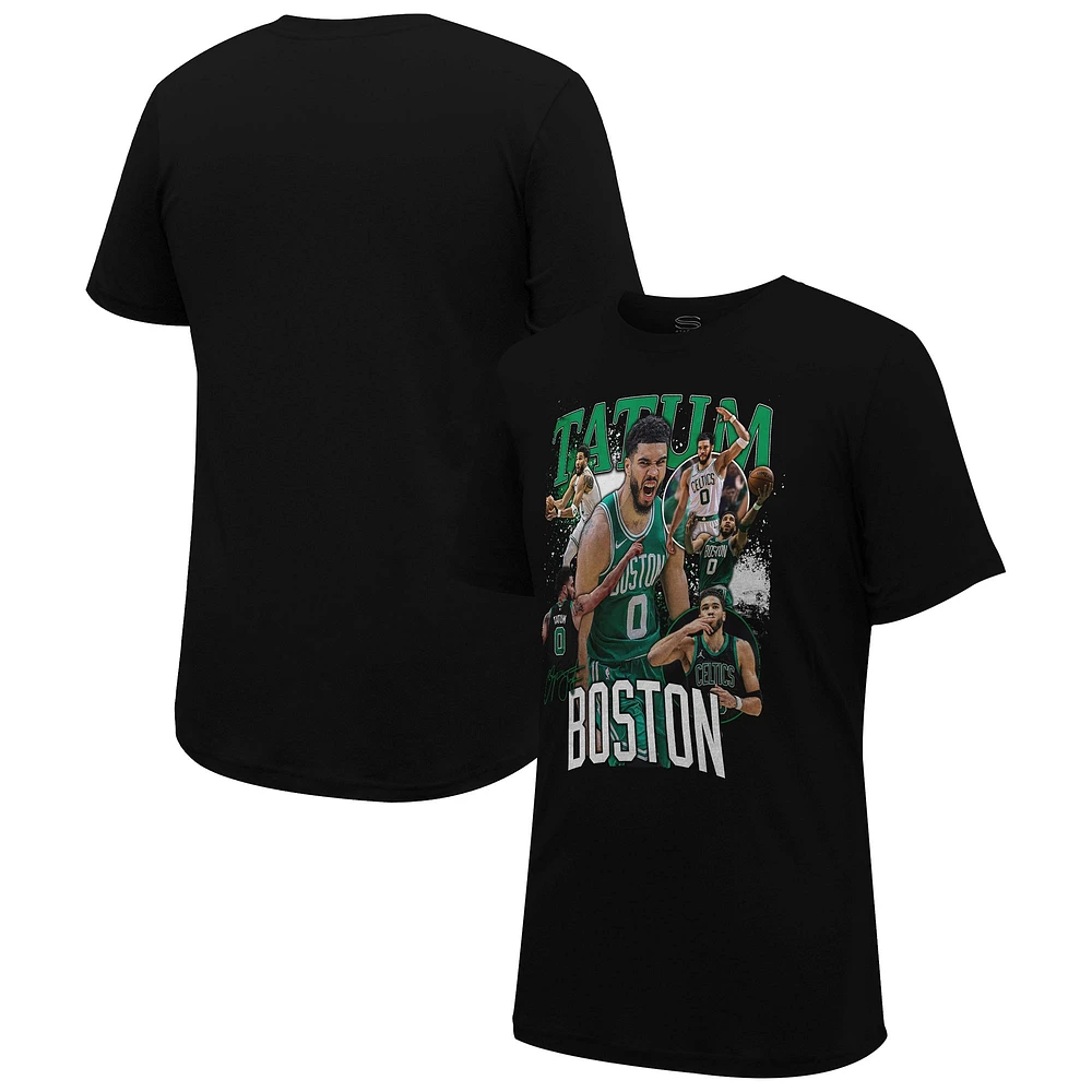 Unisex Stadium Essentials Jayson Tatum Black Boston Celtics Player Crossroads T-Shirt