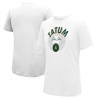 T-shirt unisexe Stadium Essentials Jayson Tatum blanc Boston Celtics 2023/24 City Edition Player Graphic