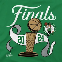 T-shirt unisexe Stadium Essentials Kelly Green Boston Celtics 2024 Finales NBA