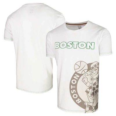 T-shirt unisexe avec tableau de bord des Boston Celtics Stadium Essentials blanc