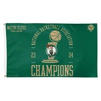 WinCraft Boston Celtics 18 fois champions de la finale de la NBA 3' x 5' Drapeau de luxe unilatéral