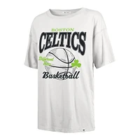 T-shirt blanc pour femme '47 Boston Celtics City Edition Down Court Sadie
