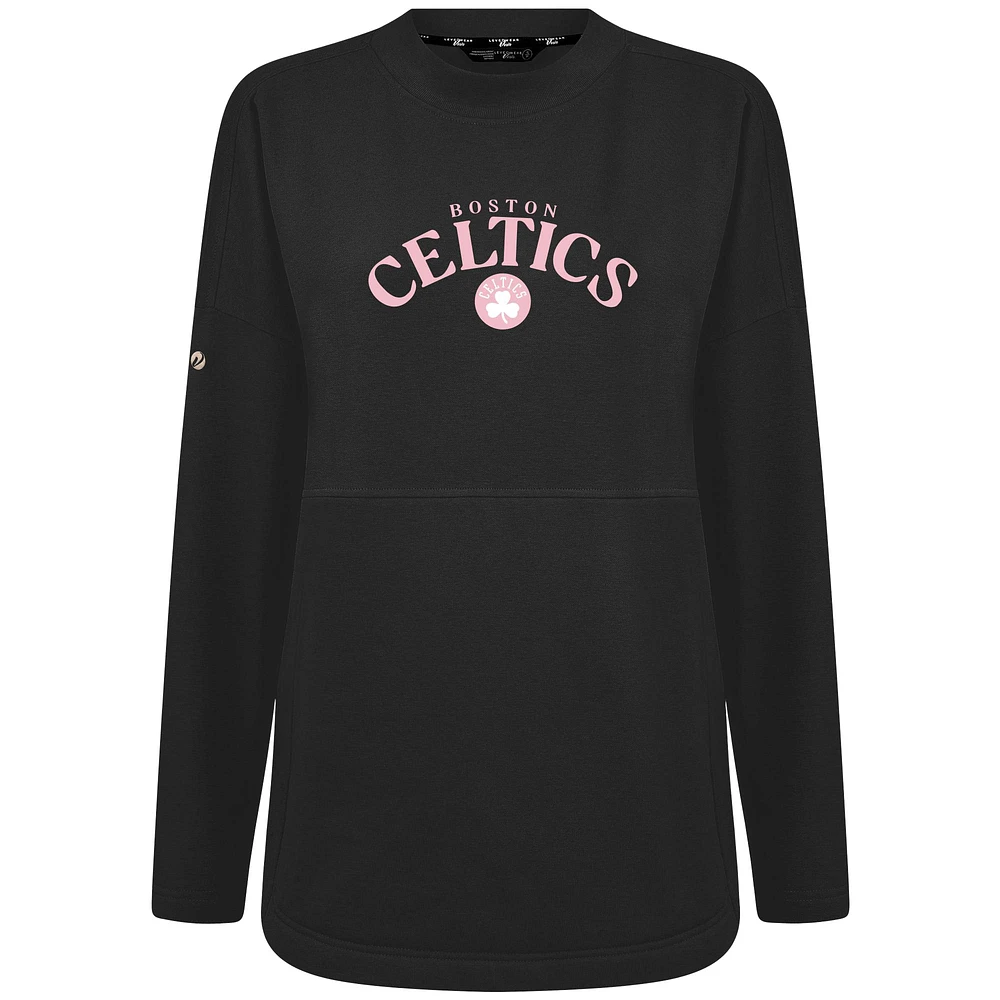 Women's Levelwear Boston Celtics Mother's Day Beaudry Arched Pullover Sweatshirt