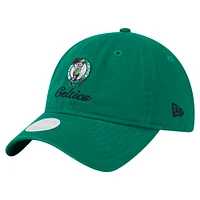 Casquette ajustable New Era Kelly Green Boston Celtics Gameday Preppy 9TWENTY pour femme