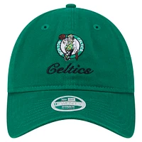 Casquette ajustable New Era Kelly Green Boston Celtics Gameday Preppy 9TWENTY pour femme