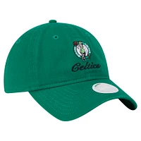 Casquette ajustable New Era Kelly Green Boston Celtics Gameday Preppy 9TWENTY pour femme