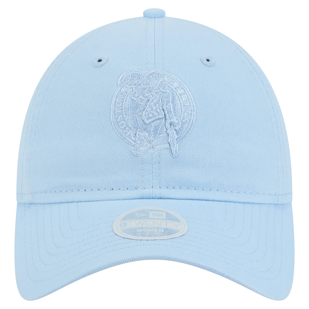 Women's New Era Light Blue Boston Celtics Colorpack 9TWENTY Adjustable Hat