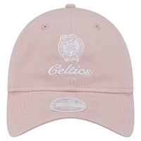 Women's New Era  Pink Boston Celtics Gameday Preppy 9TWENTY Adjustable Hat