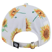 Women's New Era  White Boston Celtics Adventure Flower 9TWENTY Adjustable Hat