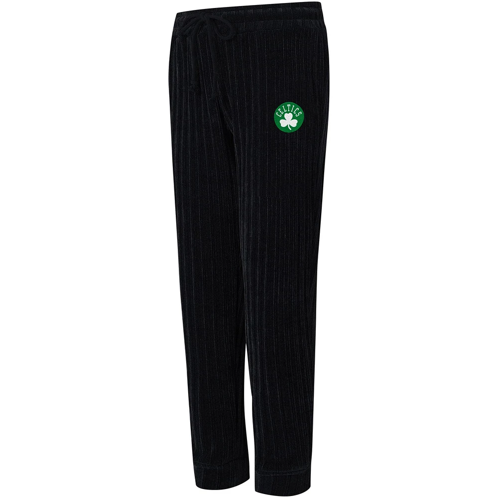 Pantalon College Concepts noir Boston Celtics Linger pour femmes