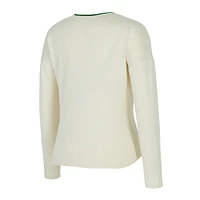 Women's Concepts Sport Cream Boston Celtics Kaki Hacci Knit Long Sleeve T-Shirt & Shorts Set
