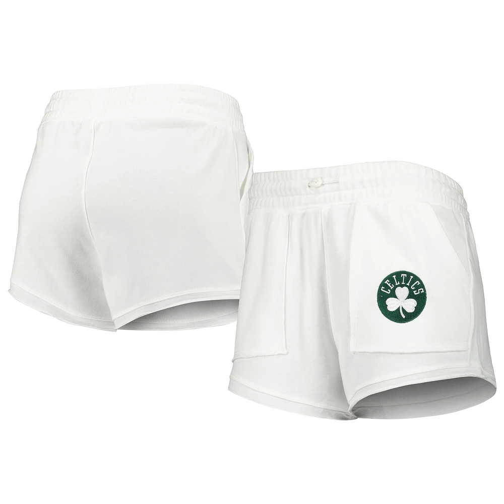 Concepts Sport Short pour femme Boston Celtics Sunray blanc