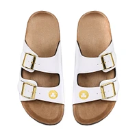 Women's FOCO Boston Celtics Double-Buckle Sandals